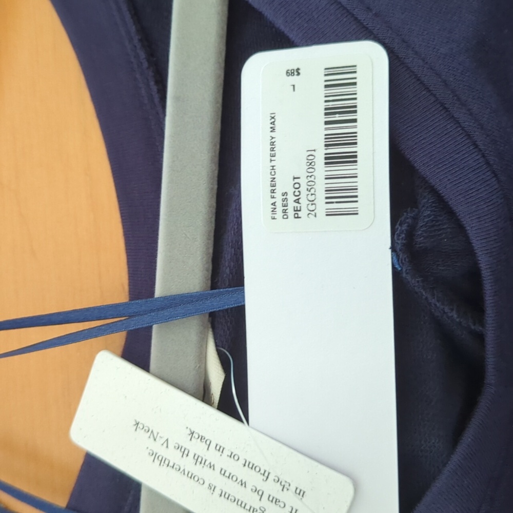 Soft surroundings FINA FRENCH TERRY MAXI DRESS - Picture 4 of 4